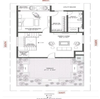 Hero Homes Sector 99 Phase 3 3 BHK Apartment Layout