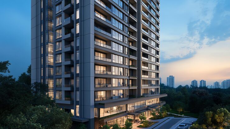 Opus One 3 4 and 5 BHK luxury apartments in Eco City 2 New Chandigarh under construction