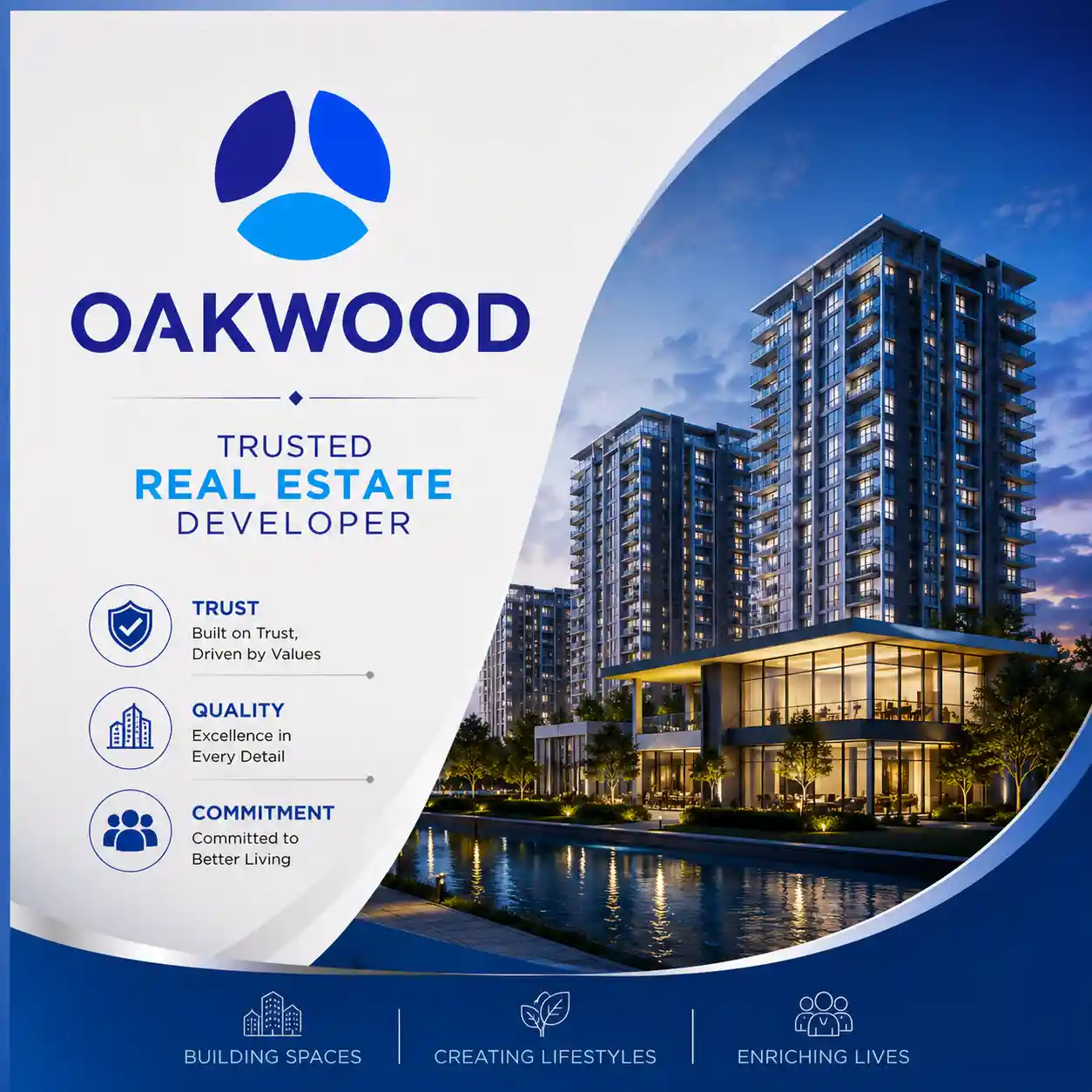Oakwood official logo for Chandigarh projects